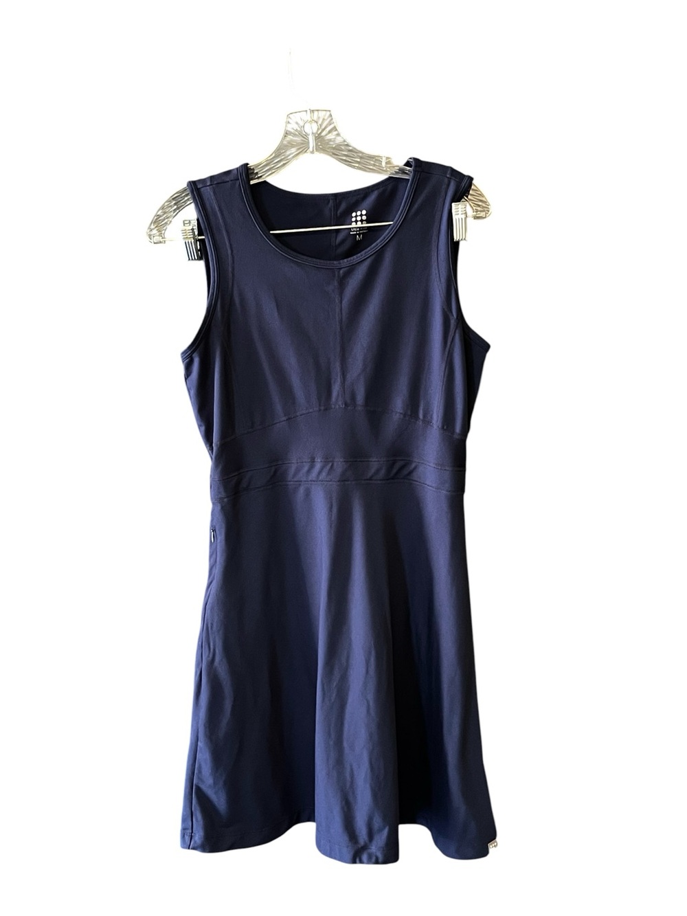 Title Nine Athletic Dress Women’s M Navy Sleeveless Fit Flare Tennis Golf